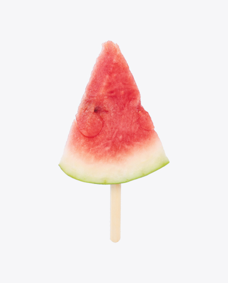 Watermelon Slice On Stick PNG