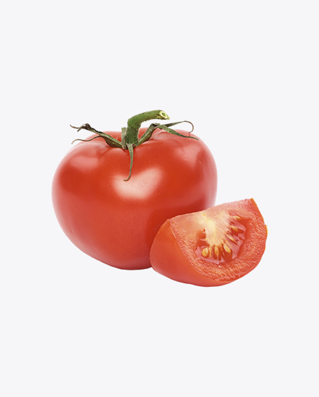 Tomato and Slice PNG