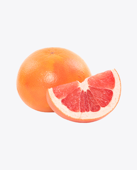 Grapefruit and Slice PNG