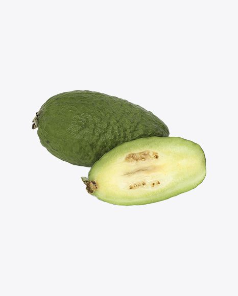 Feijoa and Half PNG
