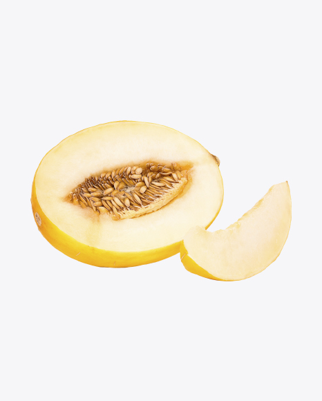 Melon Half and Slice PNG