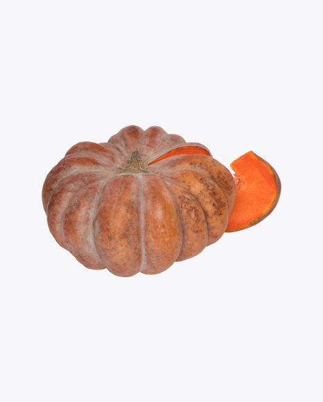 Sliced Pumpkin and Slice PNG