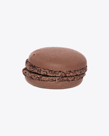 Chocolate Macaron PNG