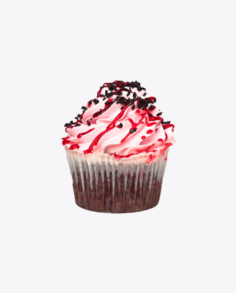 Cherry Chocolate Cupcake PNG