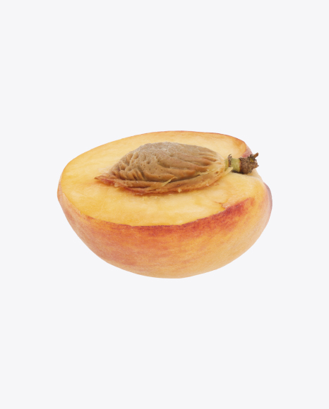 Half of Peach PNG