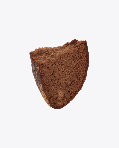 Piece of Rye Bread PNG