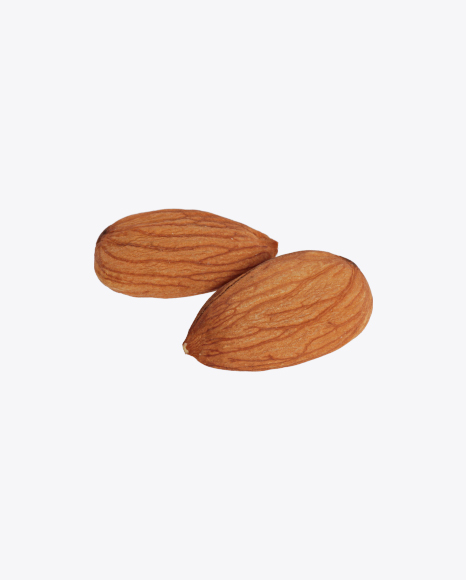 Two Shelled Almonds PNG