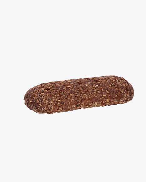 Sliced Loaf of Rye Bread with Seeds PNG