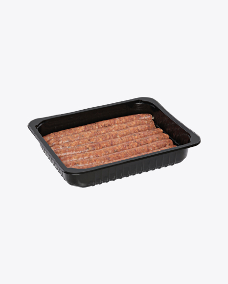 Lamb Sausages in Tray PNG