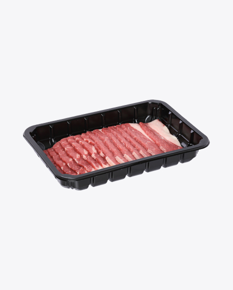 Bacon Slices in Tray PNG