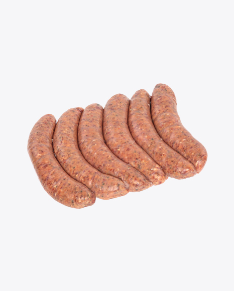 Raw Beef Sausages PNG