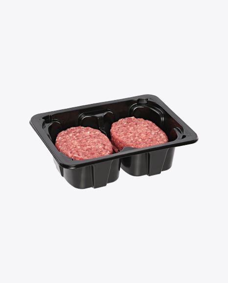 Beef Cutlets in Tray PNG