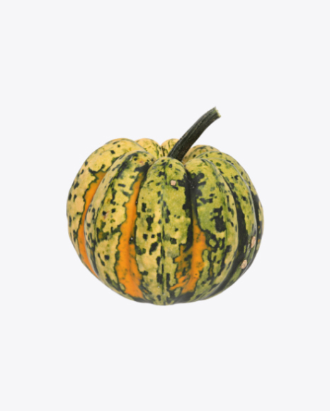 Green with Yellow Pumpkin PNG