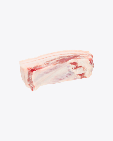 Raw Pork Breast Slice PNG