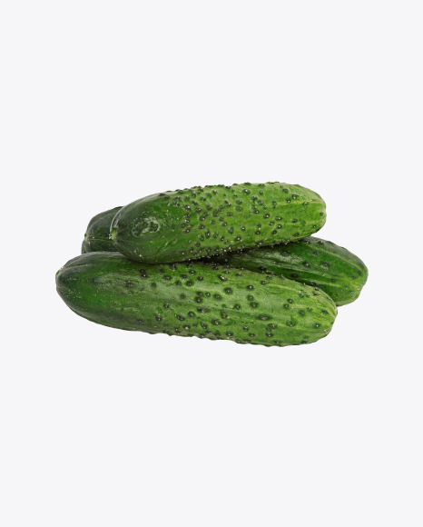 Download Three Cucumbers Transparent Png On Yellow Images