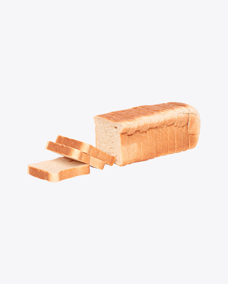 Sliced Loaf of Wheat Mini-Bread PNG