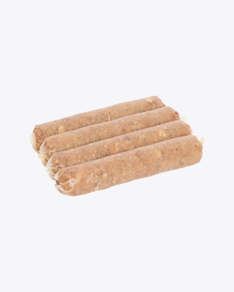 Four Raw Pork Sausages PNG