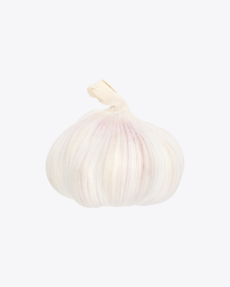 White Garlic Bulb PNG