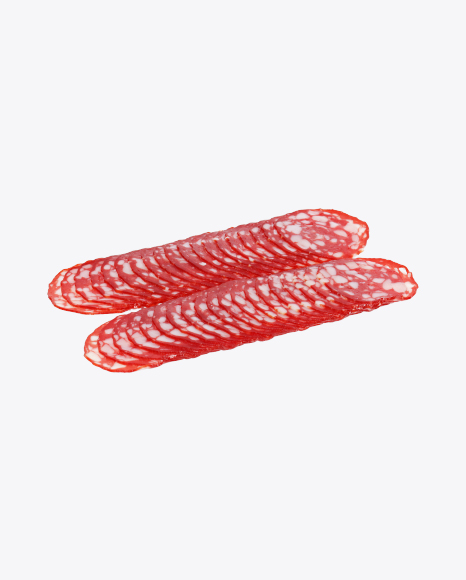 Smoked Salami Slices PNG