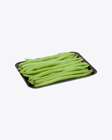 French Green Beans in Tray PNG