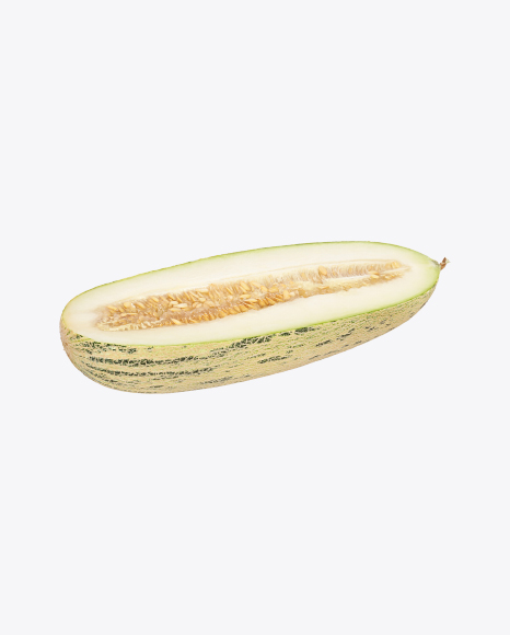Torpedo Melon Cut in Half PNG