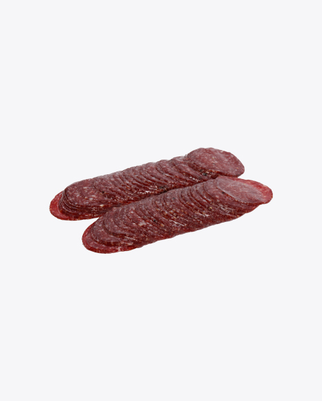 Halal Smoked Beef Sausage Slices PNG