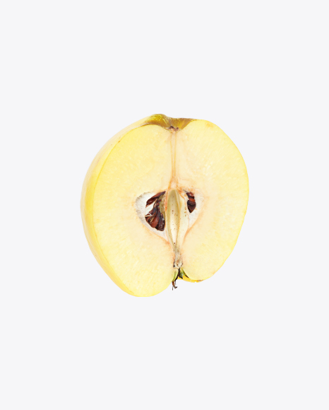 Half of Quince Fruit PNG