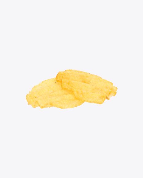 Two Wavy Potato Chips PNG