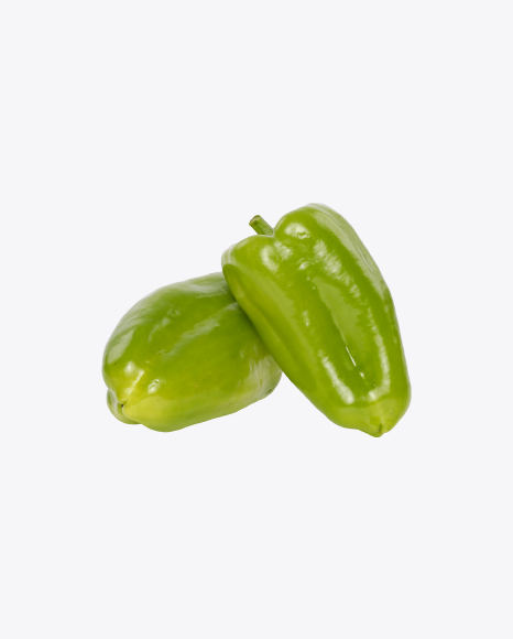 Two Green Peppers PNG