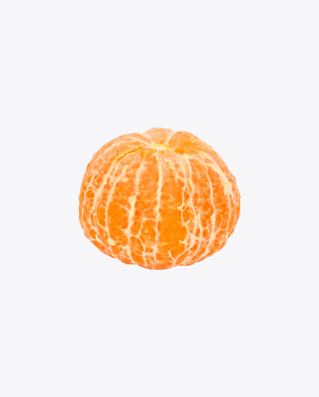 Peeled Tangerine PNG