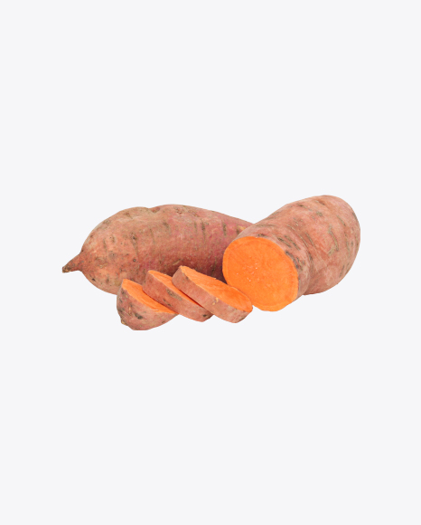 Sweet Potatoes and Slices PNG