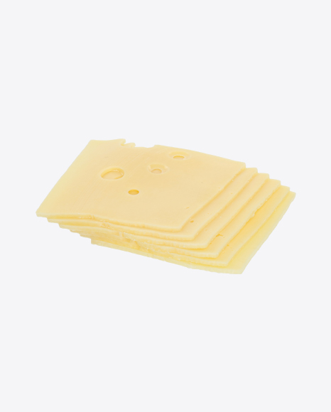 Slices of Maasdam Cheese PNG