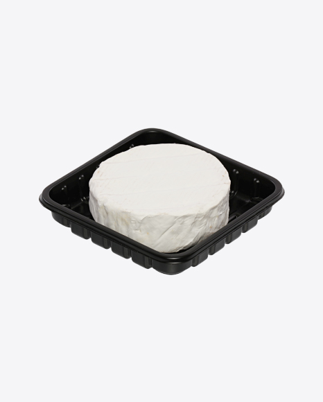 Camembert Cheese in Tray PNG