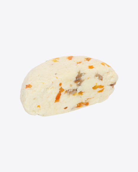 Soft Cheese with Dried Apricots and Raisins PNG