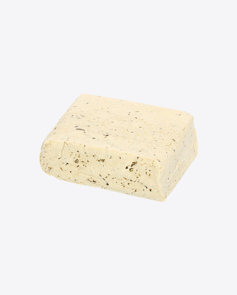 Block of Tofu Cheese with Herbs PNG