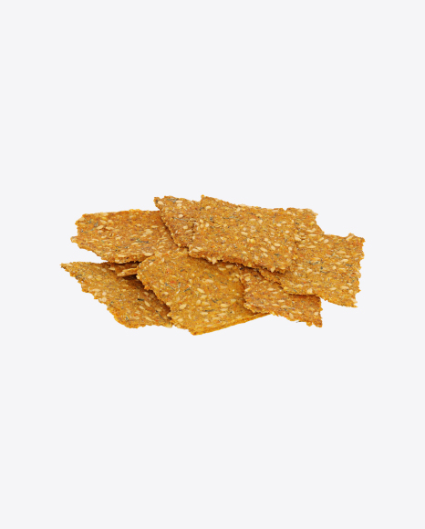 Carrot Crispbreads with Flax Seeds PNG