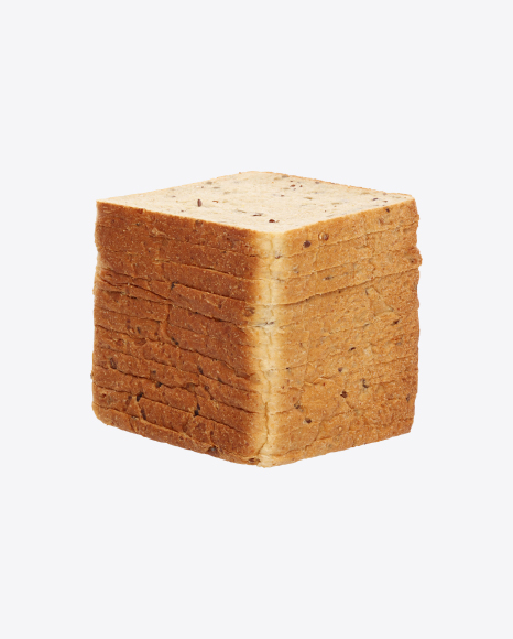 Slices of Wheat Sandwich Bread with Seeds PNG