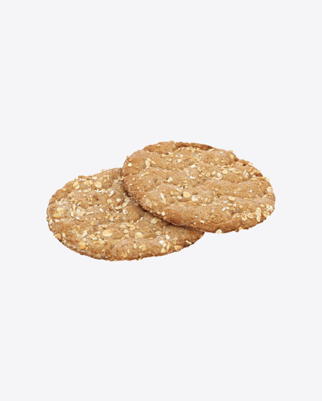 Two Multigrain Round Crispbread PNG