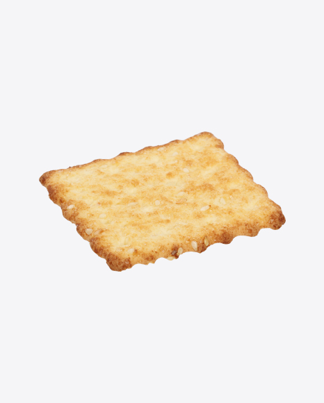 Cracker with Sesame Seeds PNG