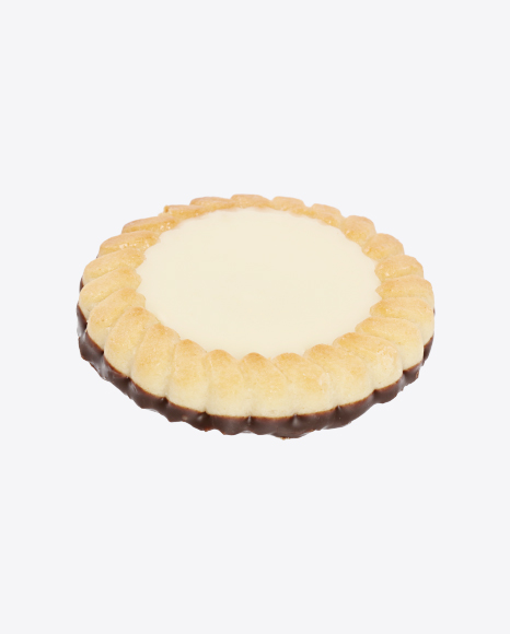 Cookie with Vanilla Cream and Chocolate PNG