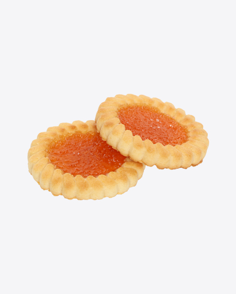 Two Orange Marmalade Cookies PNG