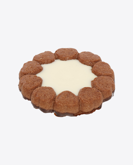 Chocolate Cookie with Vanilla Cream PNG