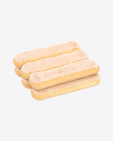 Six Savoiardi Cookies PNG