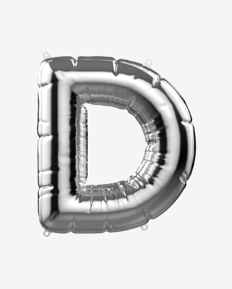 Letter D Foil Balloon
