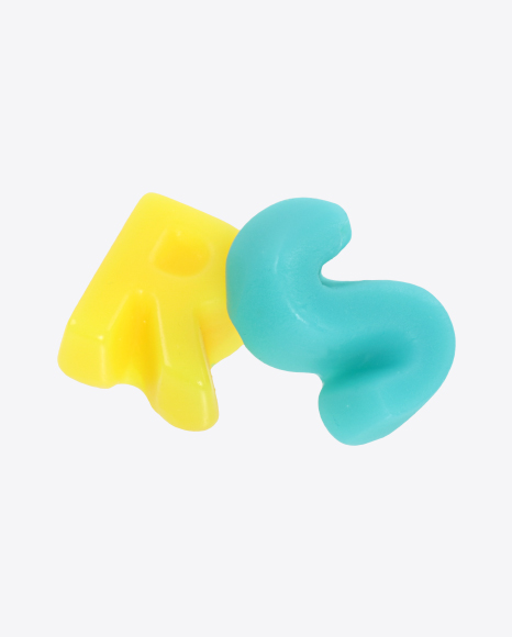 Gummy Letters PNG