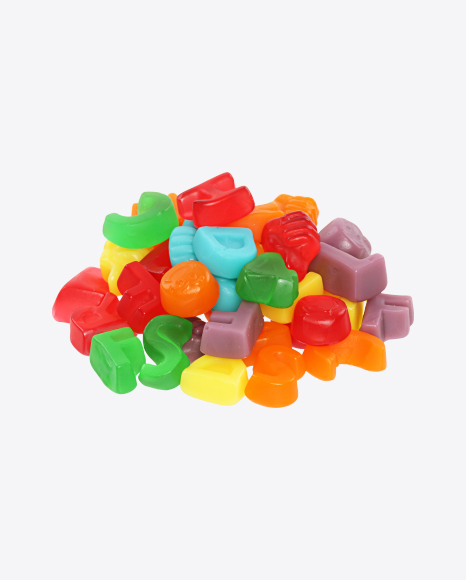 Bulk of Gummy Candies PNG