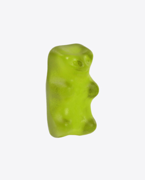 Green Gummy Bear PNG Transparent Background, Free Download #30427