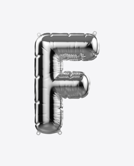 Letter F Foil Balloon