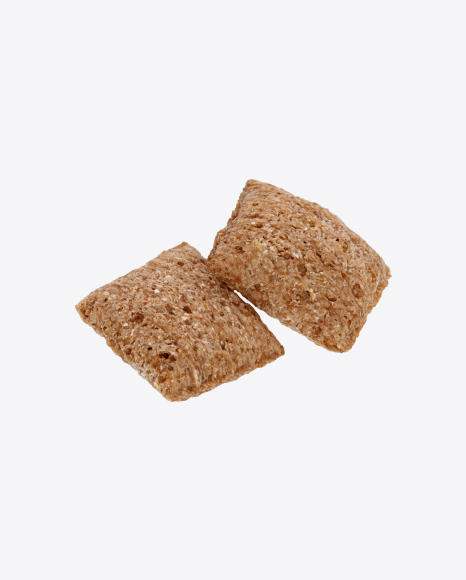Two Chocolate Flavoured Cereal Pieces PNG