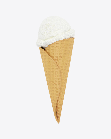 Ice Cream Waffle Cone PNG
